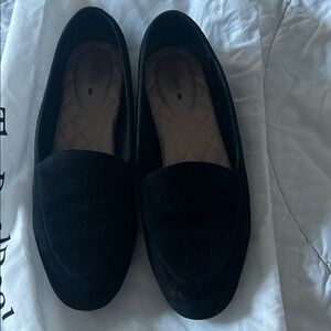 Birdies Black Suede Loafers
